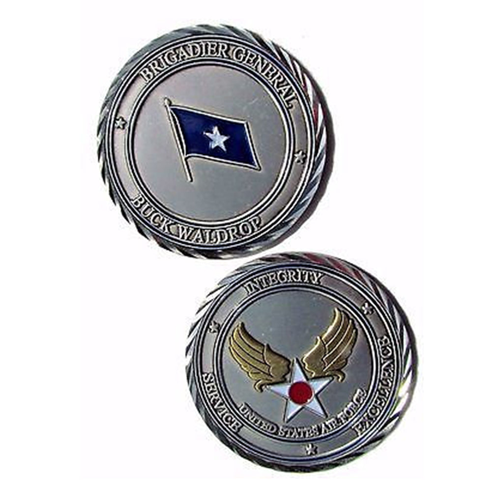 US Air Force Brigadier General Buck Waldrop Challenge Coin
