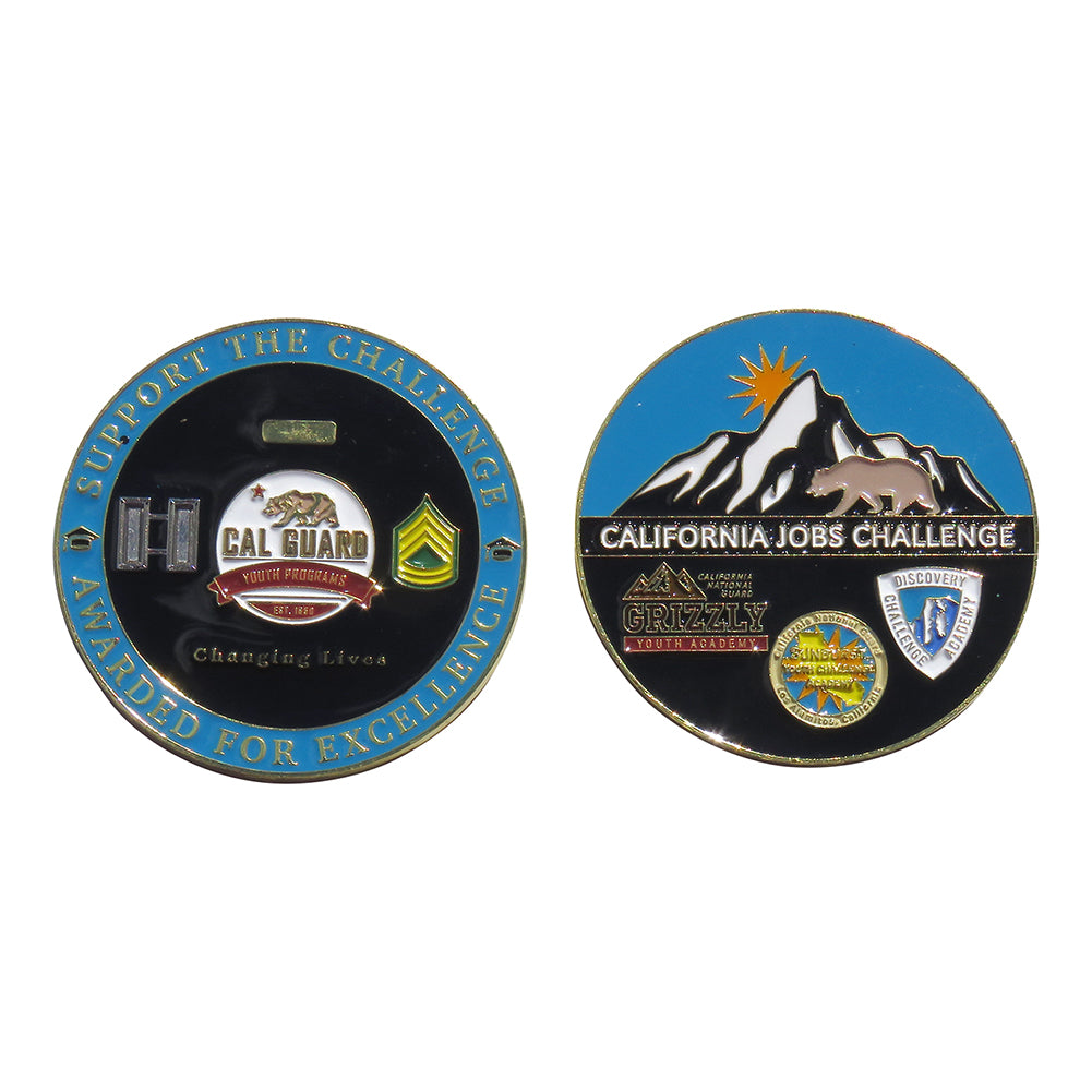 Cal Guard Youth Programs California Jobs Challenge Coin