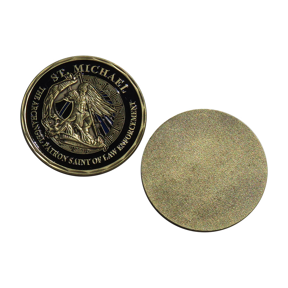 St. Michael Archangel Patron Saint Of The Law Enforcement Challenge Coin
