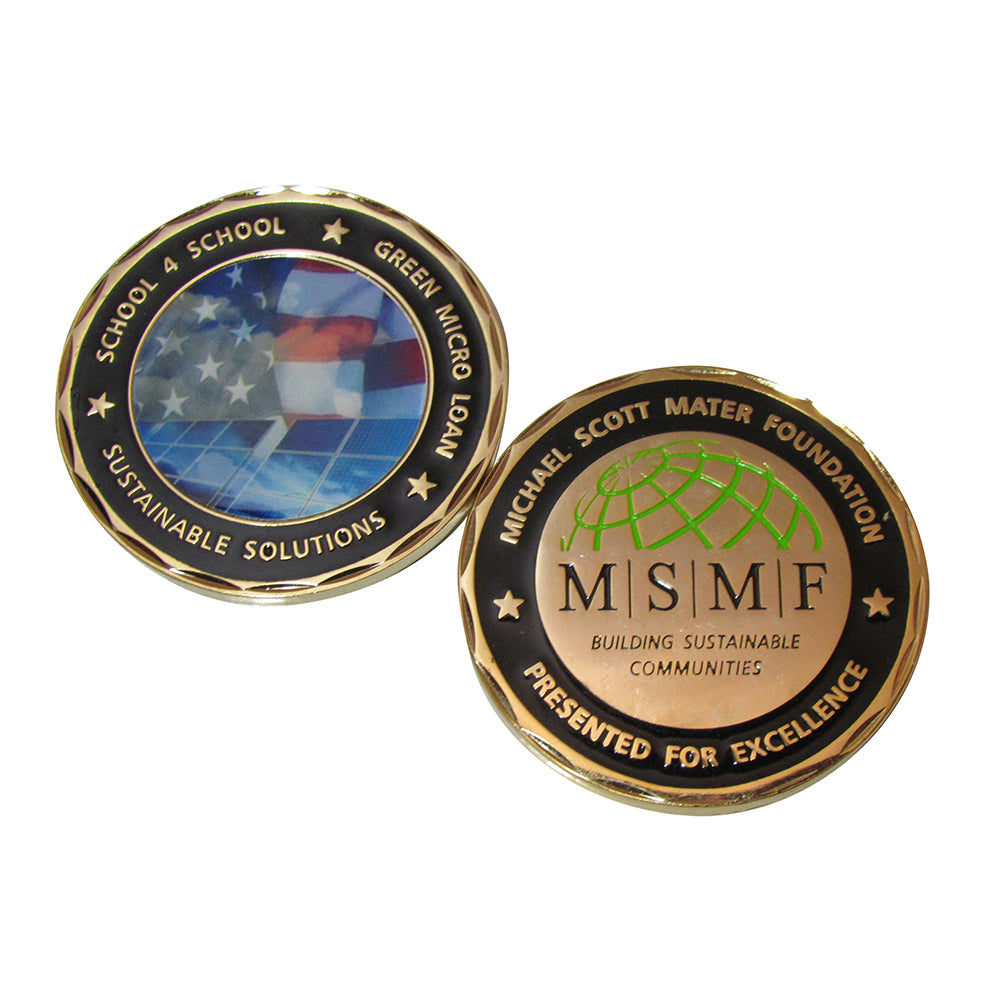 MSMF (Michael Scott Mater Foundation) Presented for Excellence Challenge Coin
