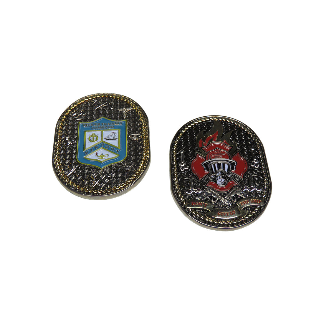 Officer Training Command Newport Red Challenge Coin