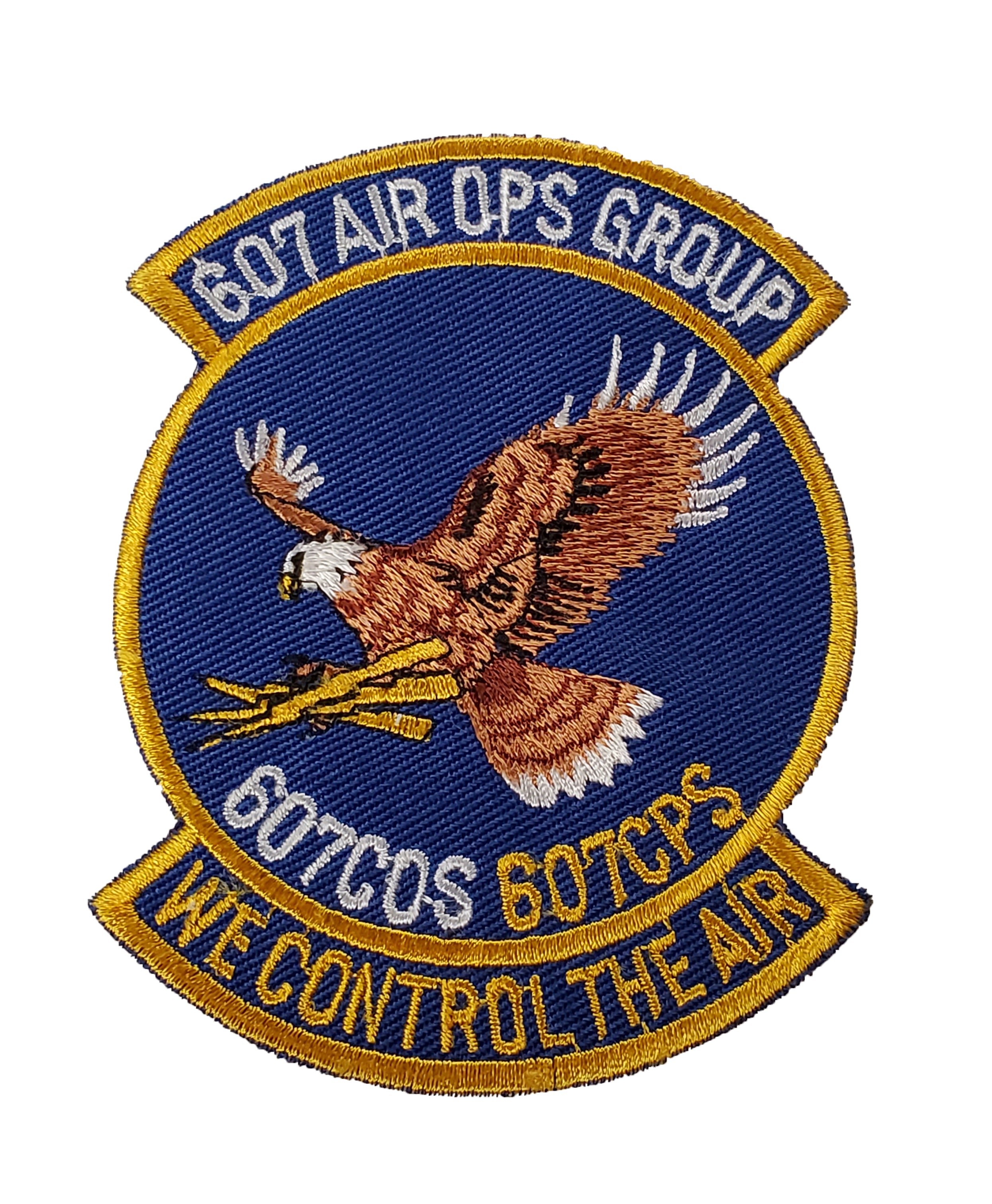 U.S. Air Force Air Operations Group White 607C0S Patch