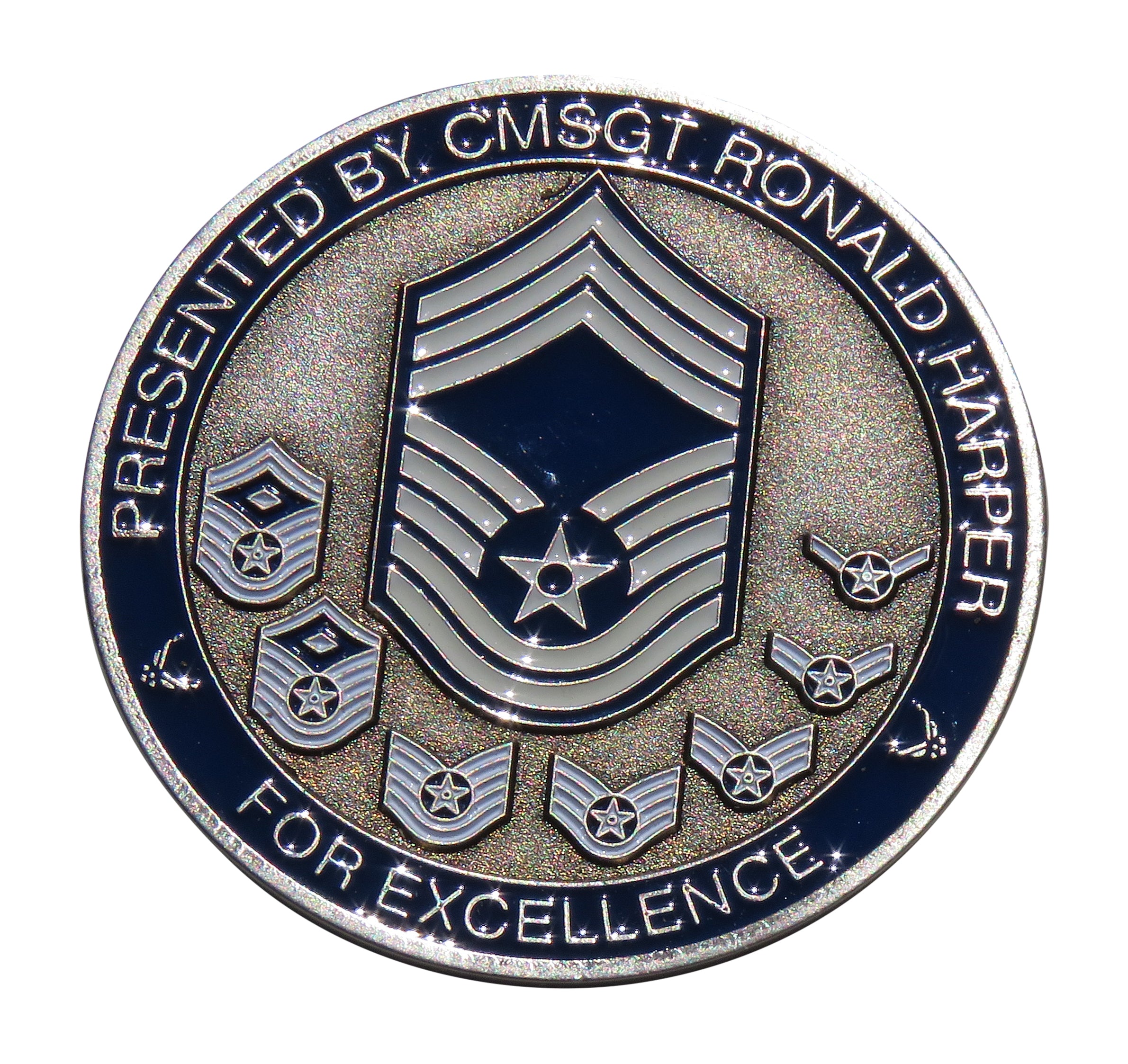 US Air Force CMSGT Ronald Harper Challenge Coin