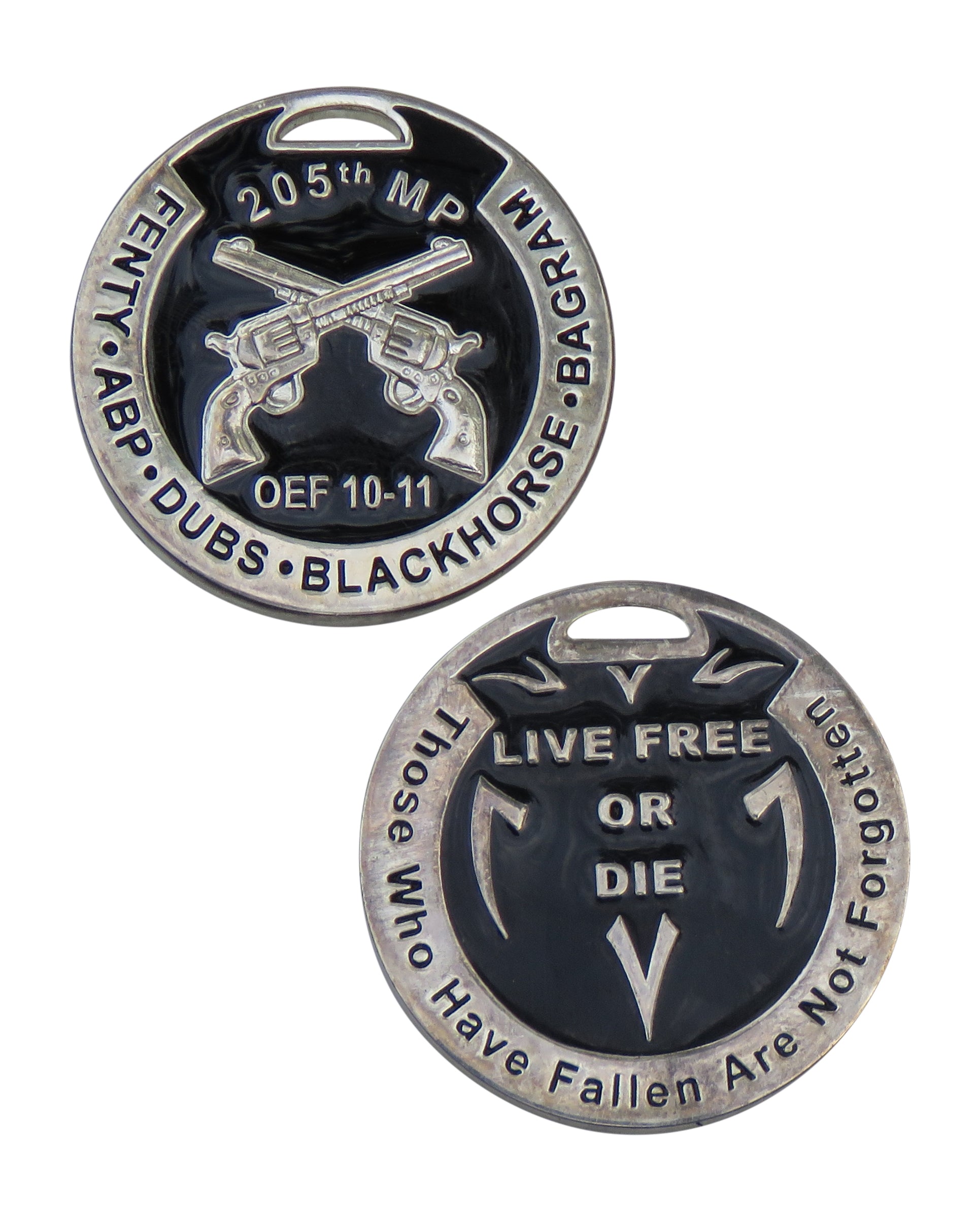 205th Military Police OEF 10-11 Challenge Coin