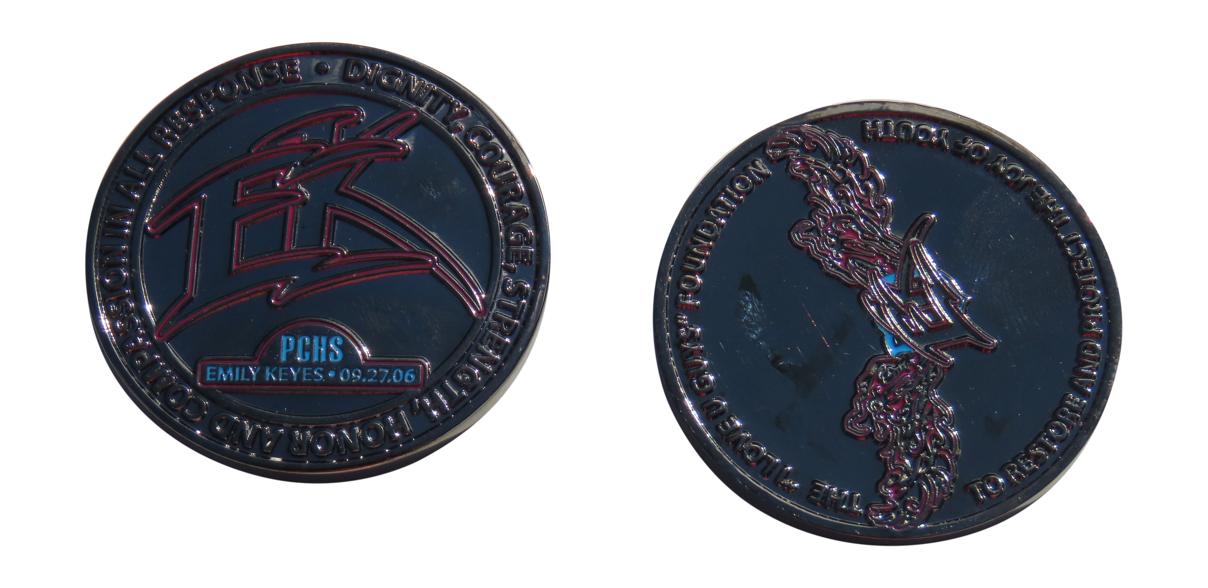 EK PCHS Emily Keys Challenge Coin