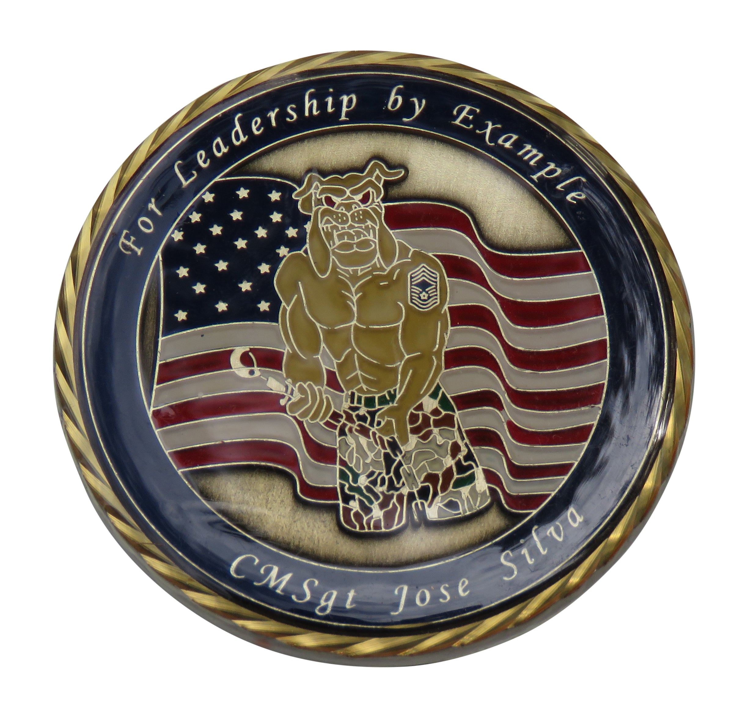 US Air Force CMSgt Jose Silva Challenge Coin
