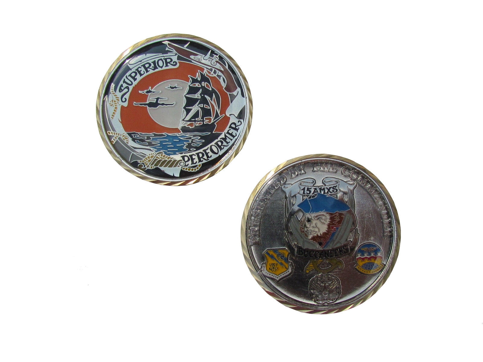 15 AMXS Buccaneers Superior Performer Challenge Coin