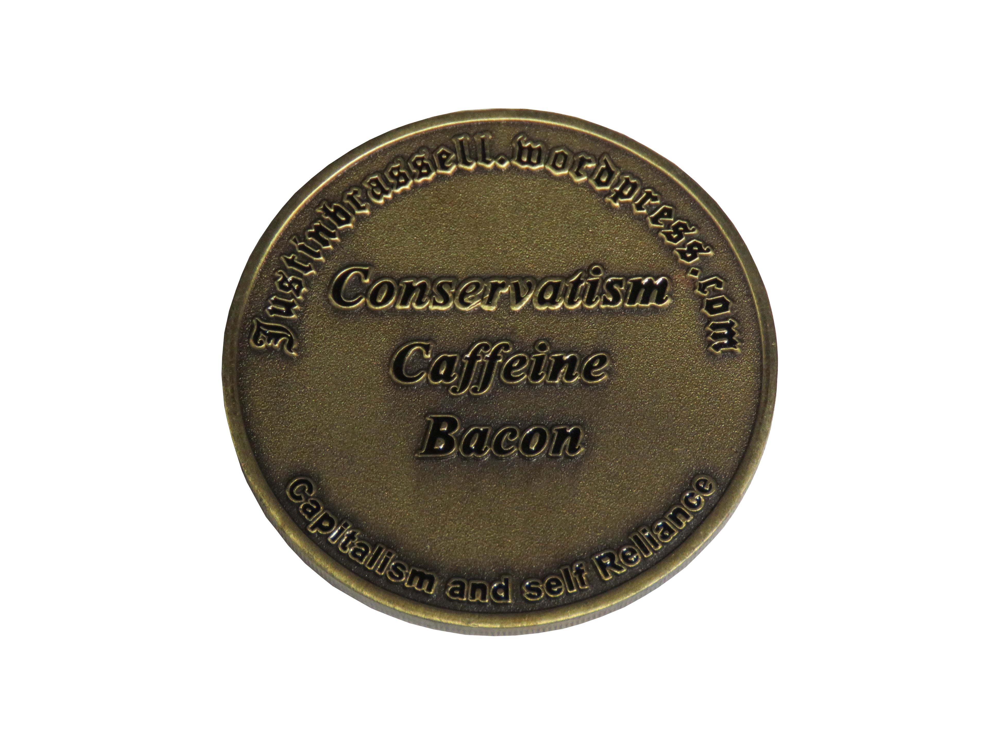 Justin Brassell Conservatism and Patriotism Challenge Coin