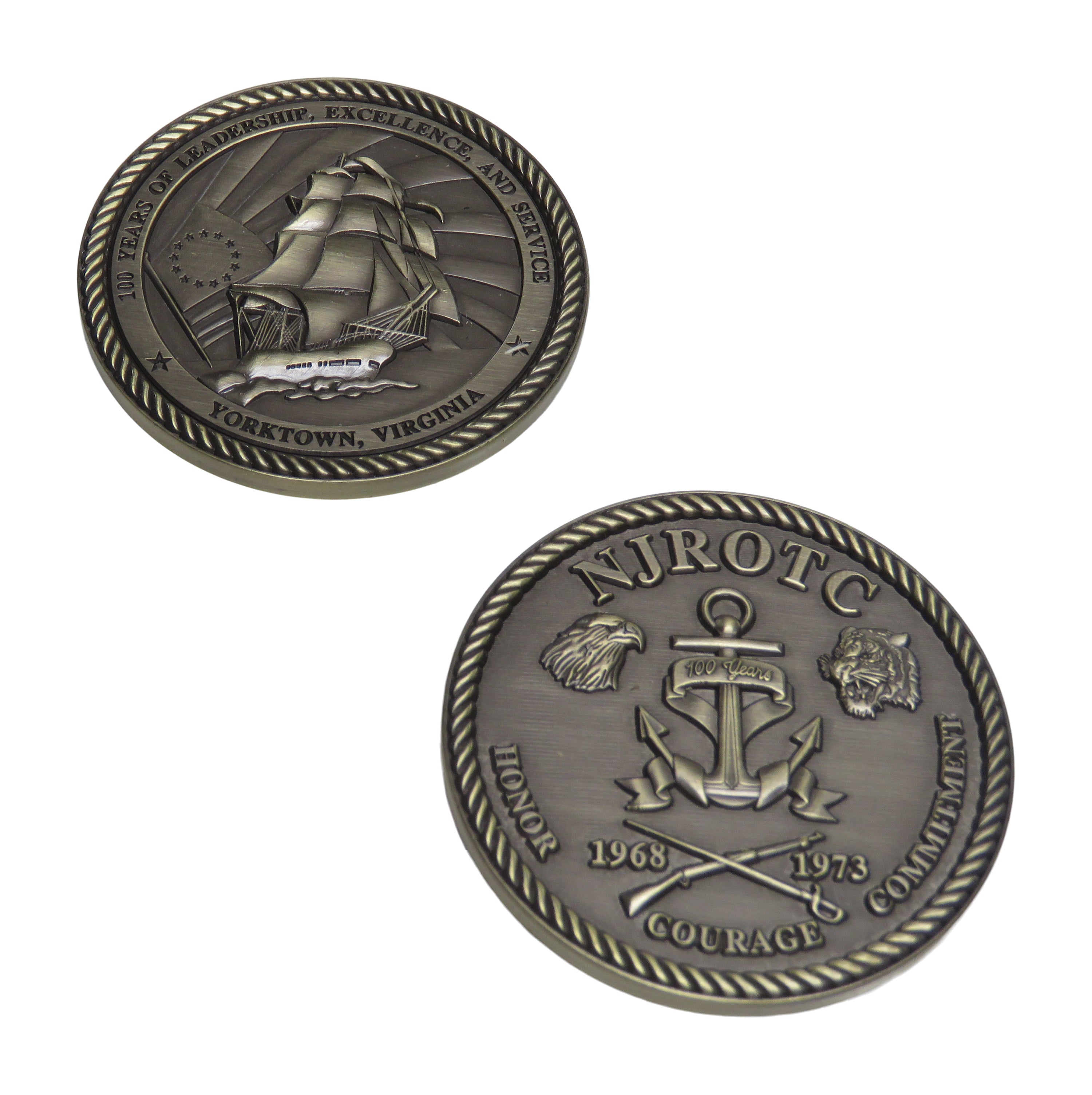 NJROTC Yorktown Virginia Challenge Coin