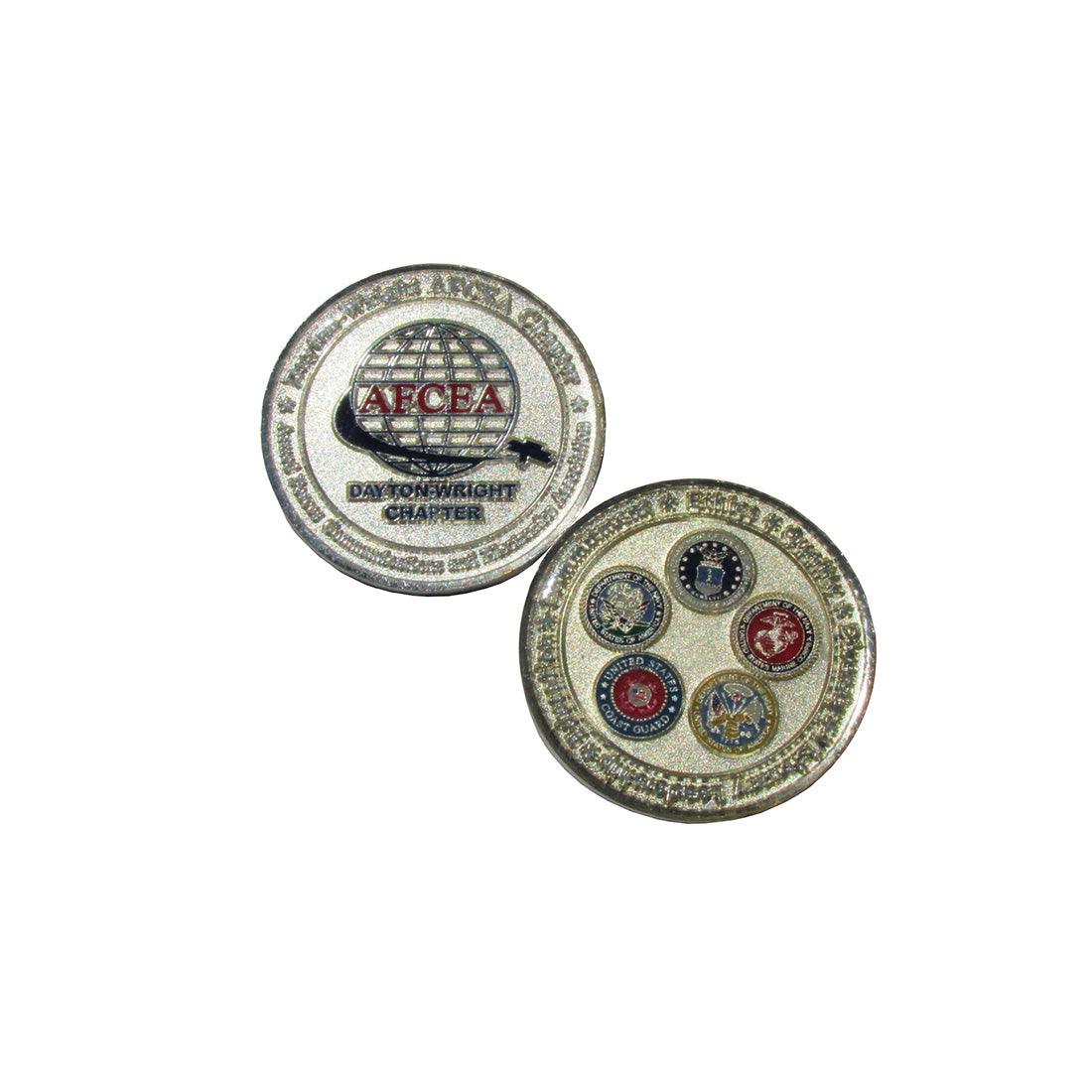 AFCEA Dayton Wright Chapter Communications Electronics  Challenge Coin