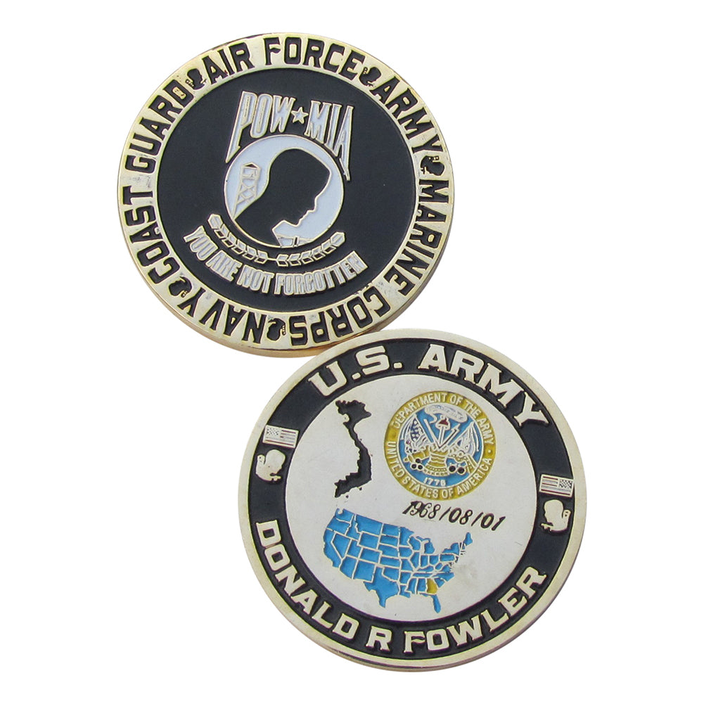 POW-MIA Air Force Army Marine Corps Coast Guard Challenge Coin