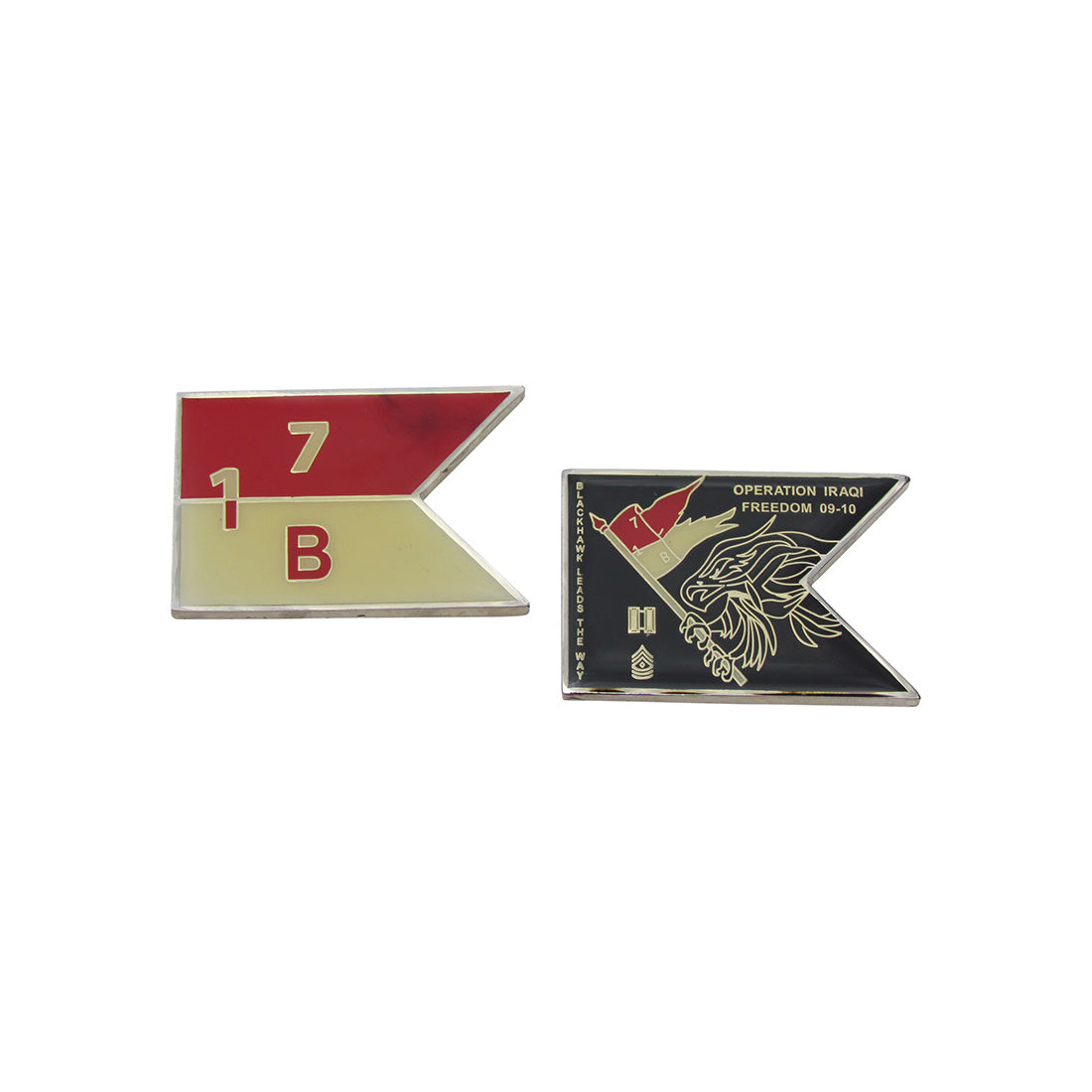 Operation Iraqi Freedom 09-10,Blackhawk Leads The Way Challenge Coin