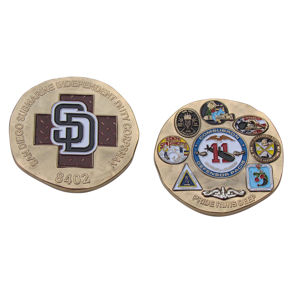 San Diego Submarine Independent Duty ,8402 Challenge Coin