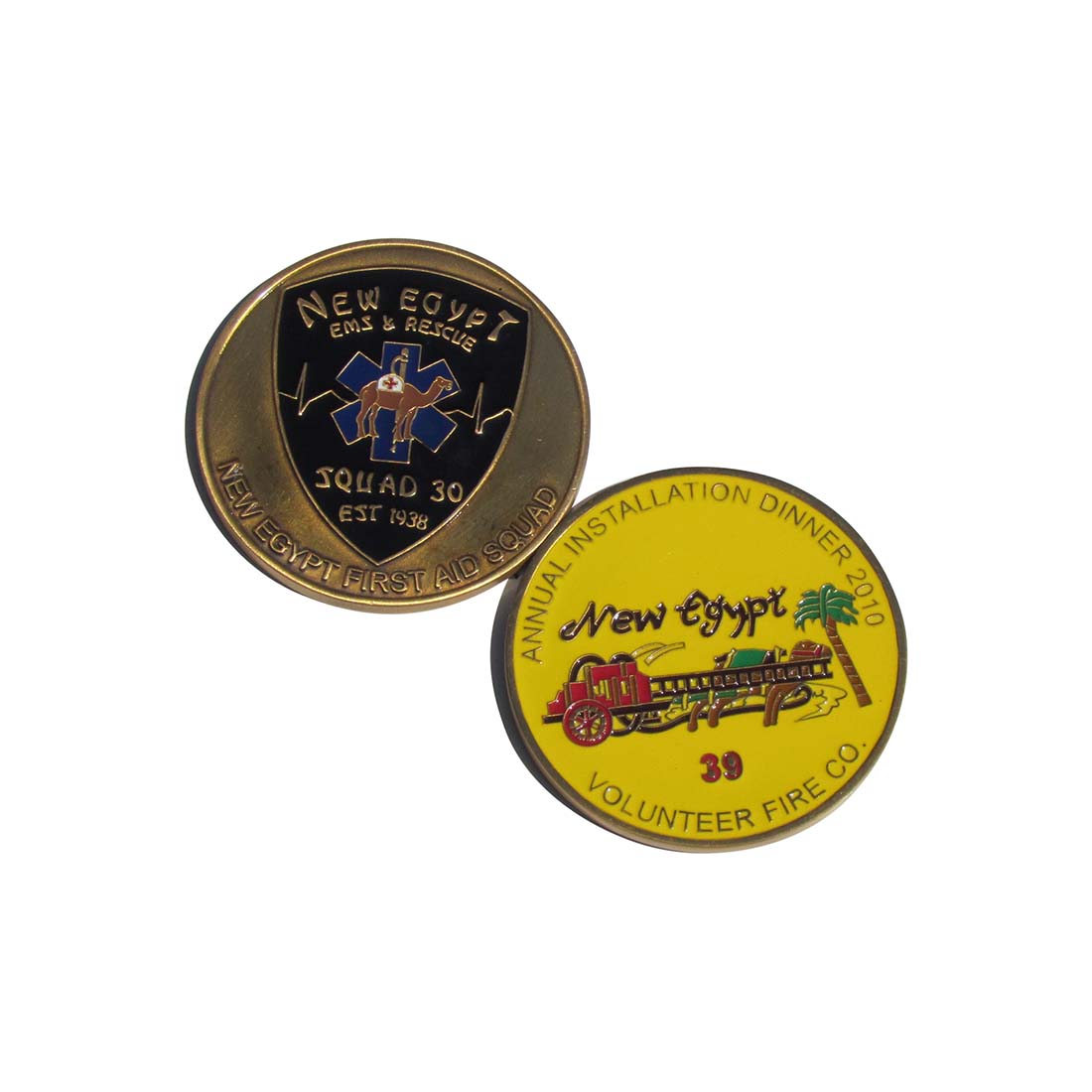 New Egypt Squad 30 Annual Installation Dinner 2010 Challenge Coin