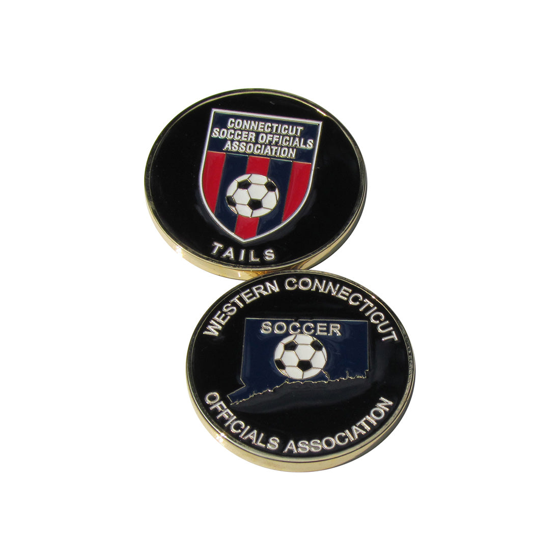 Western Connecticut Soccer Official Association Challenge Coin