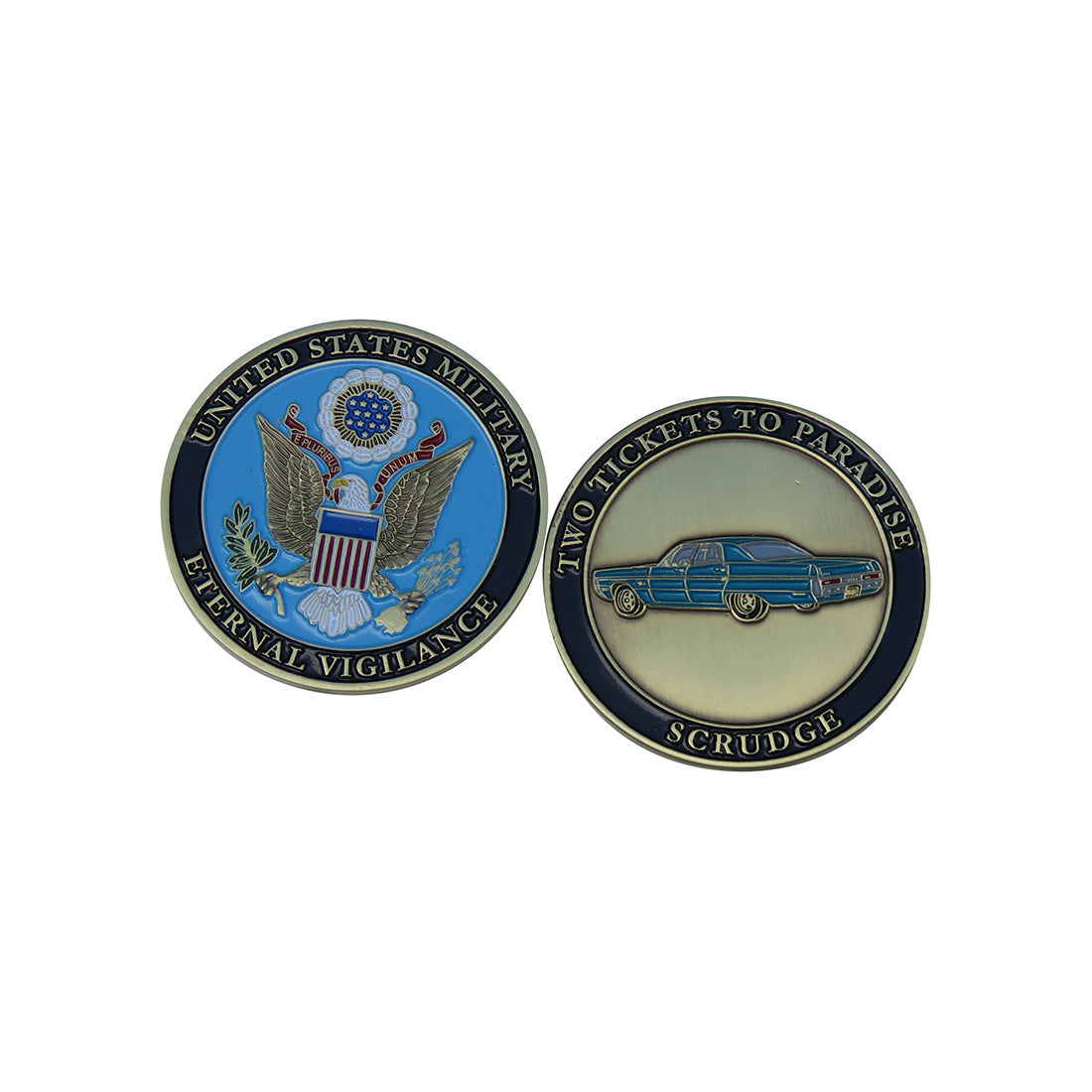 US Military Eternal Vigilance Challenge Coin