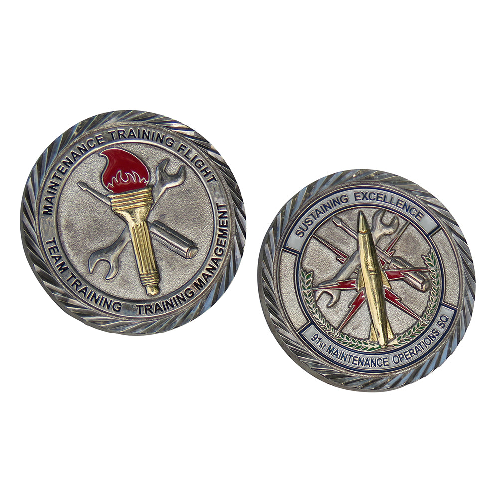 US Air Force Maintenance Training Flight Challenge Coin