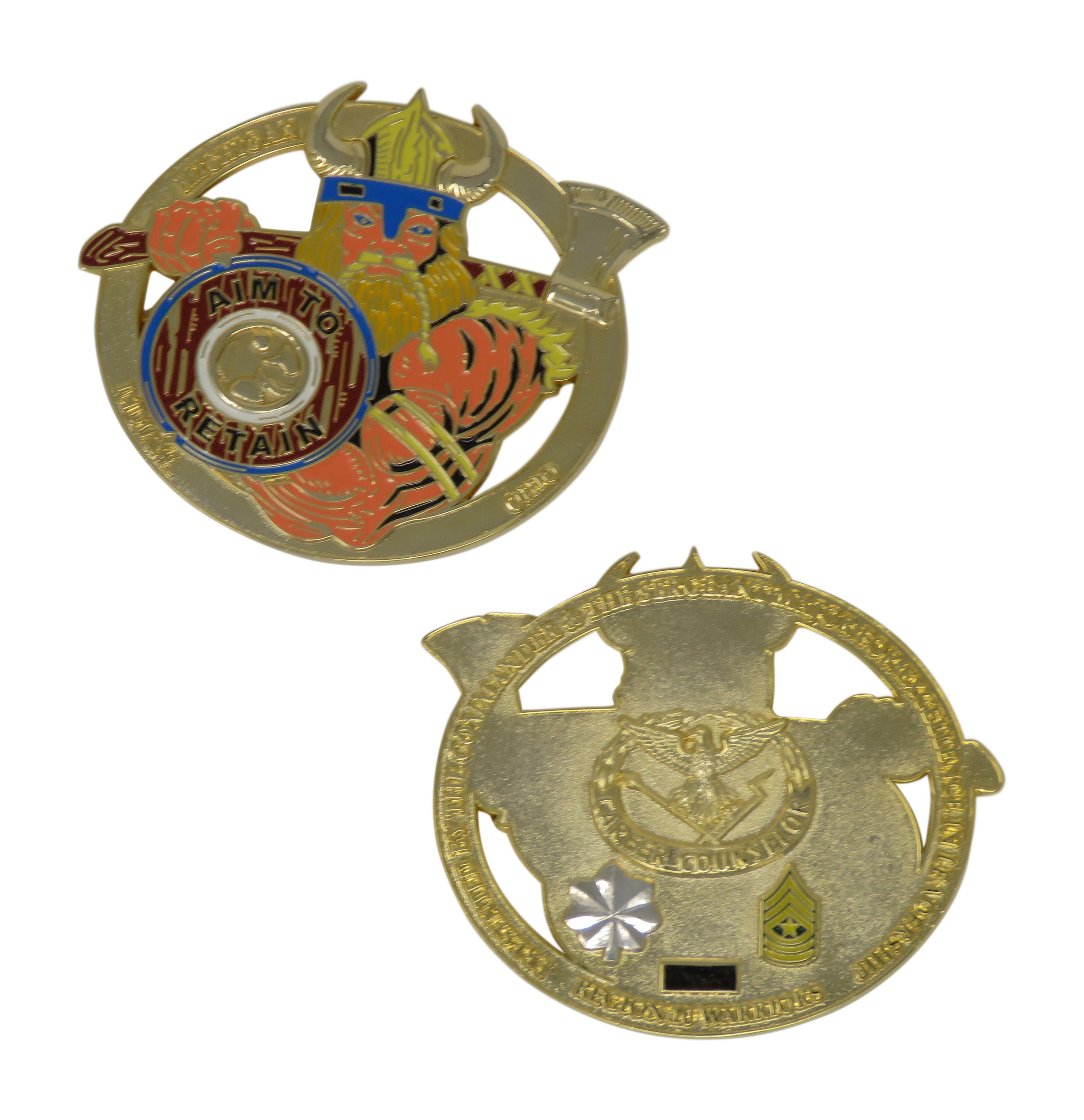 US Army Region 10 Warriors Career Counselor Challenge Coin