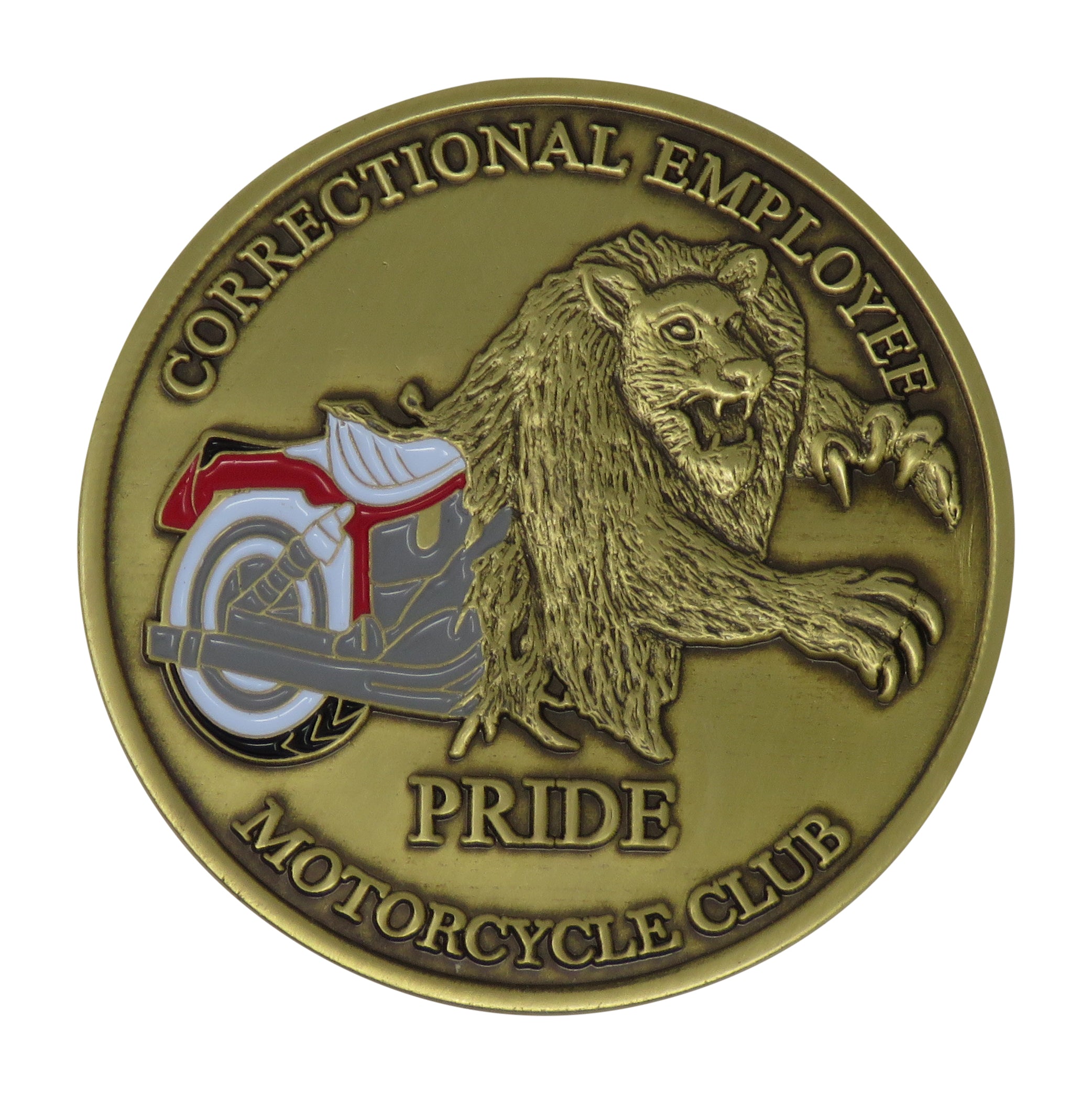 US Correctional Employee Motorcycle Club Challenge Coin