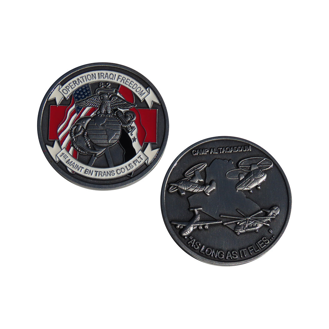 US Air Force 1st Maint BN Trans Co LS PLT Challenge Coin