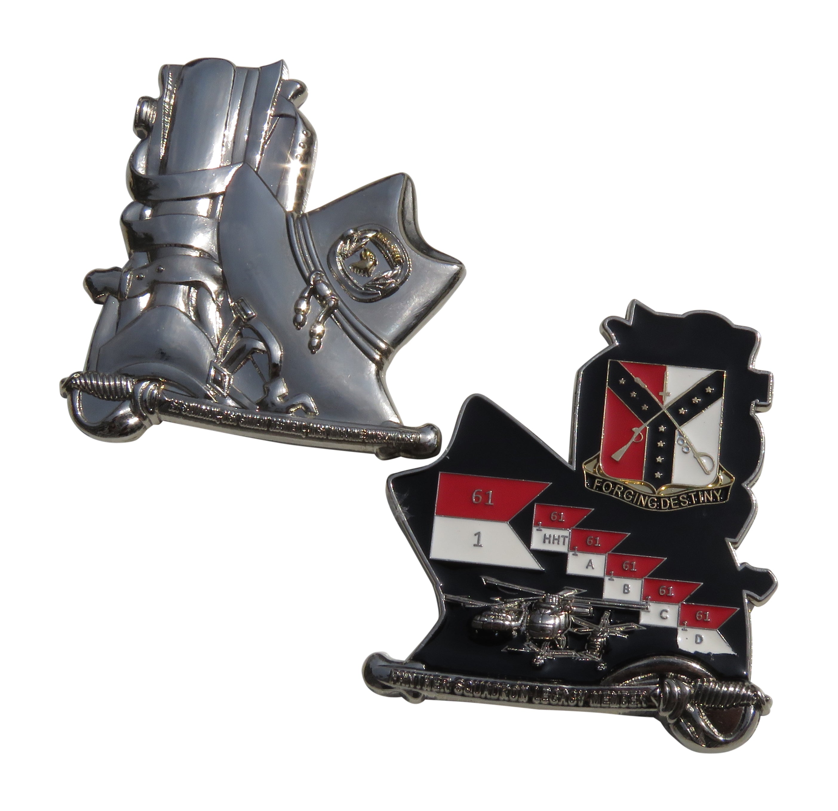 US Army Infantry Panther Squadron Legacy Member Challenge Coin