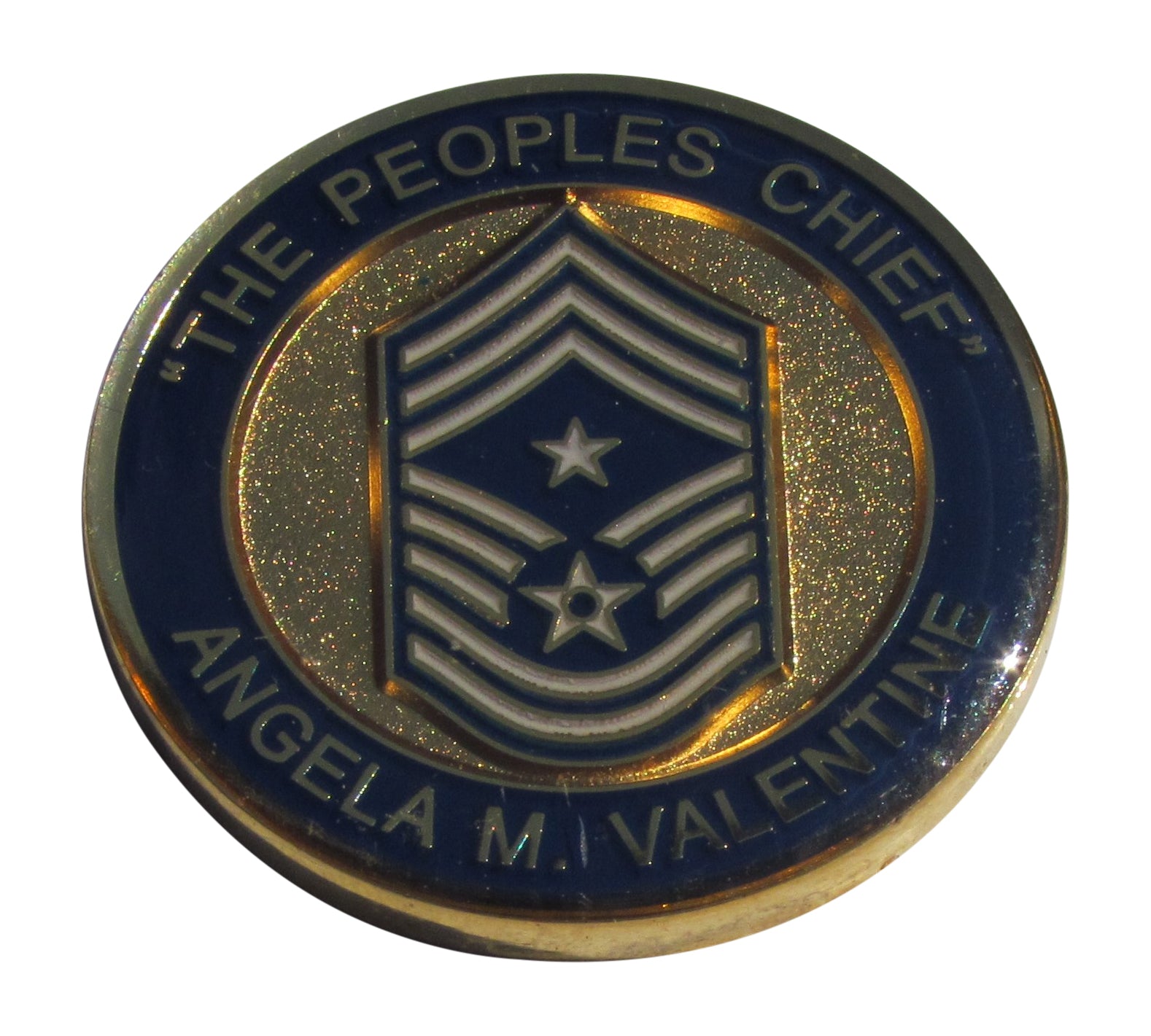 USAF The Peoples Chief Angela M Valentine Challenge Coin