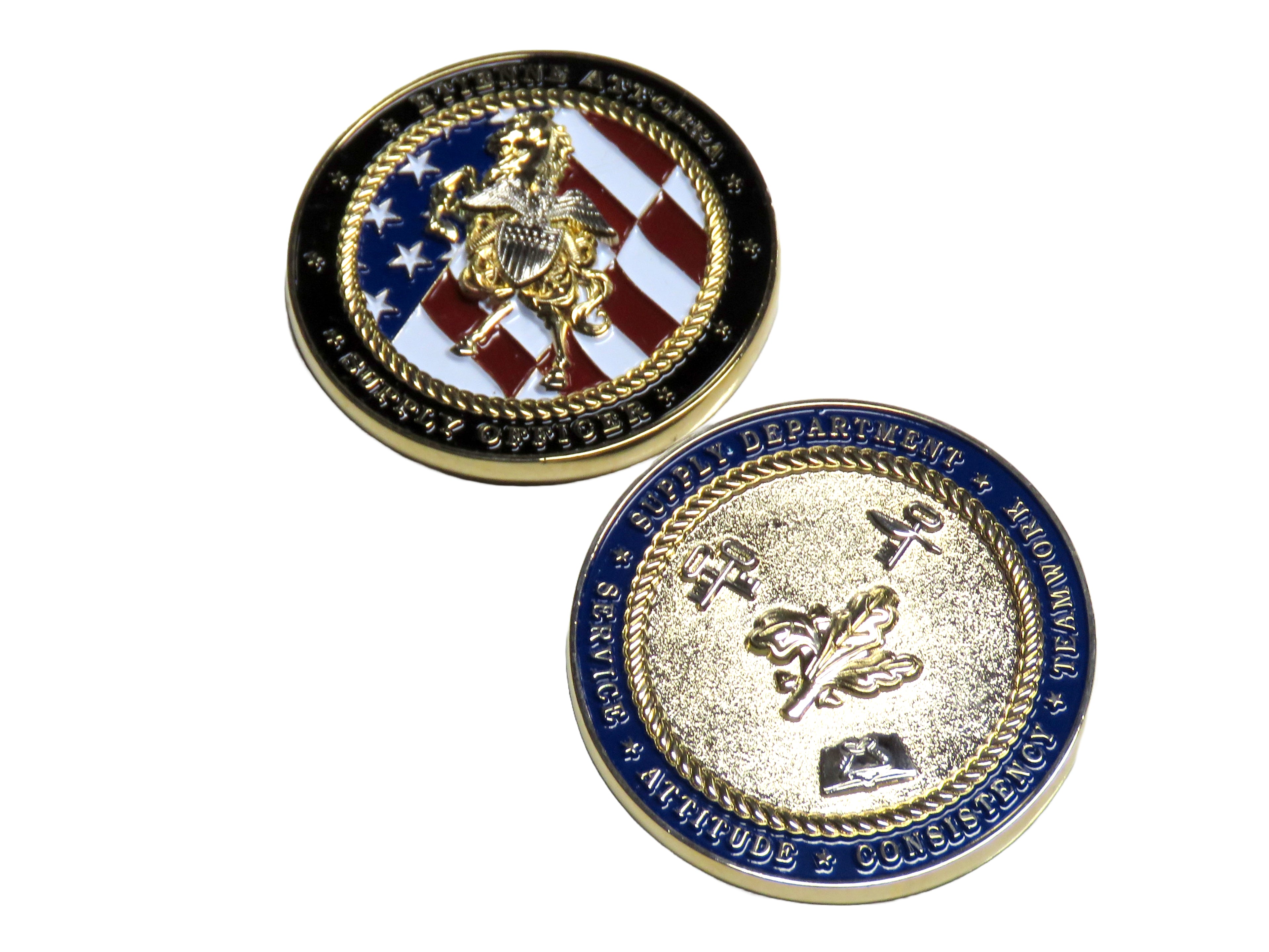 Supply Officer Etuebbe Attobra Challenge Coin