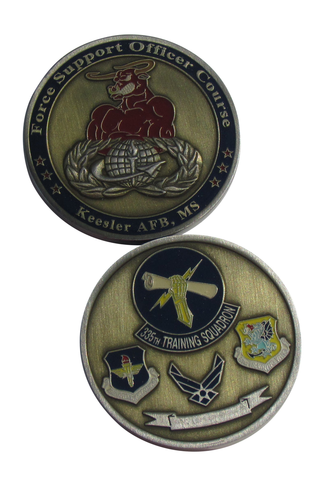 Keesler AFB, Force Support Official Course Challenge Coin