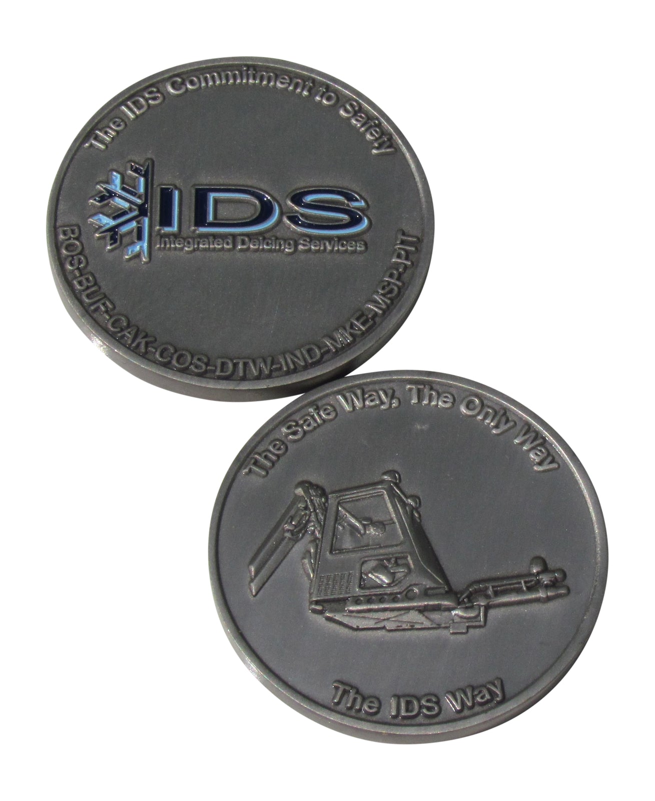 Integrated Deicing Services Challenge Coin