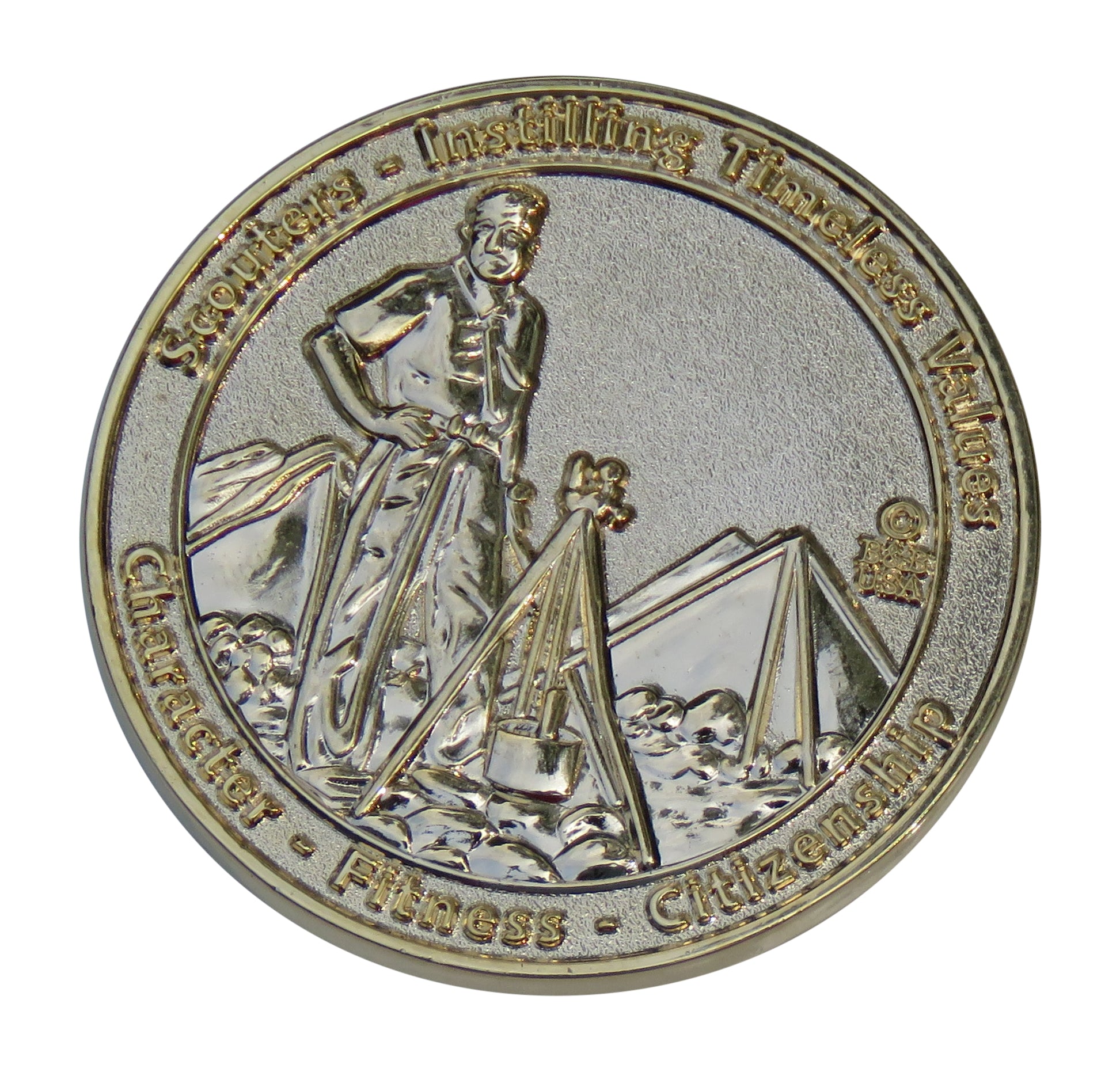 Presented for Significant Contribution to Washington County District Mason - Dixon Council Challenge Coin