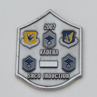USAF Kadena SNCO Induction 2007 Challenge Coin