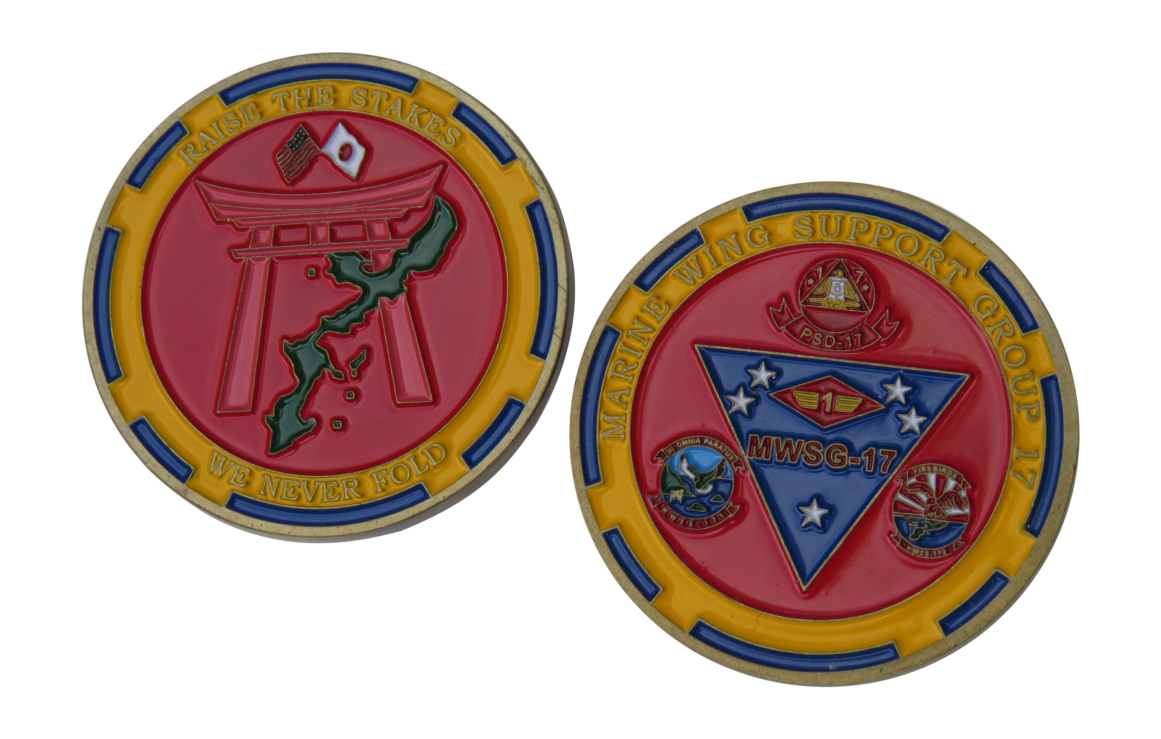 US Marine Wing Support Group 17 Challenge Coin