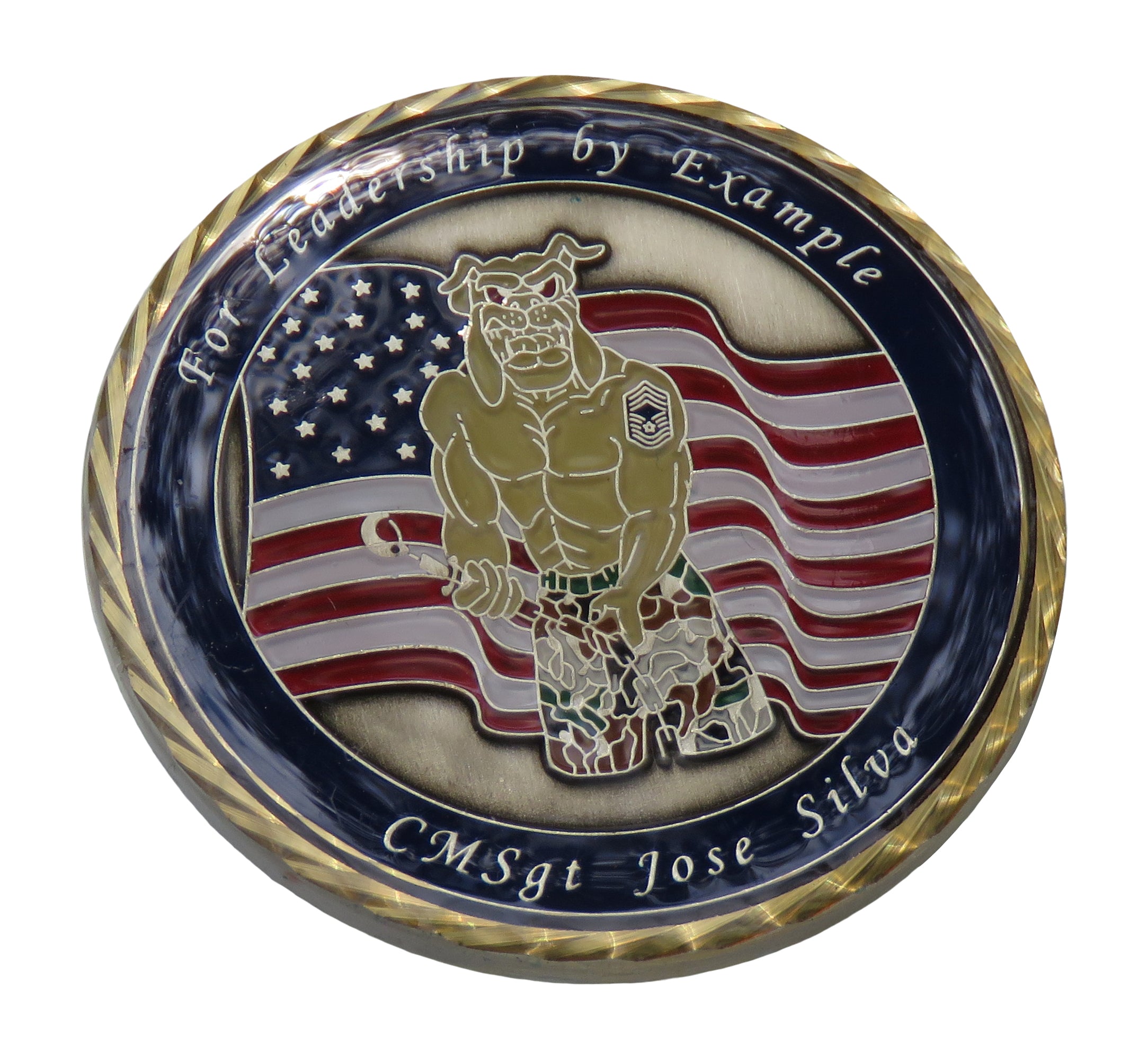 US Air Force CM Sgt Jose Silva Challenge Coin