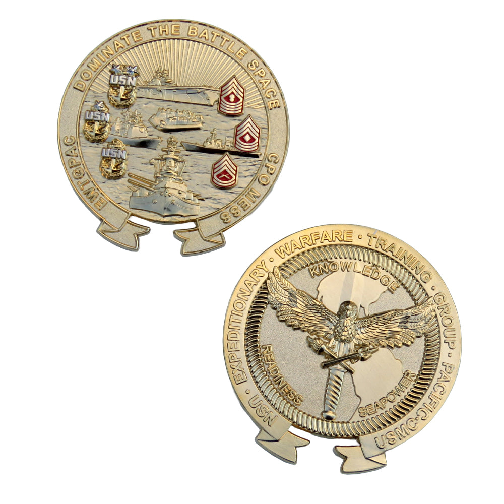 U.S. Navy/USMC Expeditionary Warfare Training Group Pacific Challenge Coin