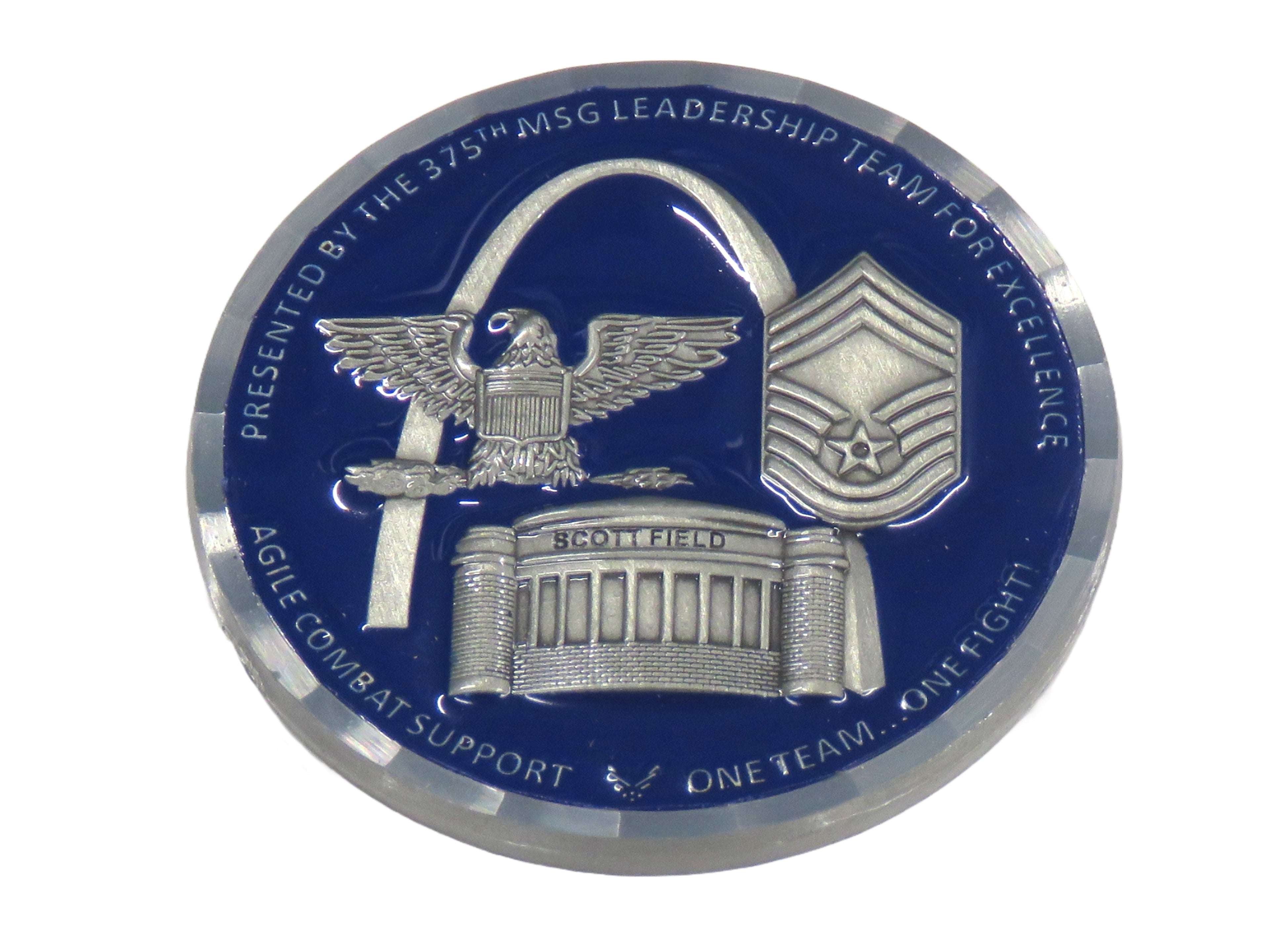 375th Mission Support Group Scott AFB IL Challenge Coin