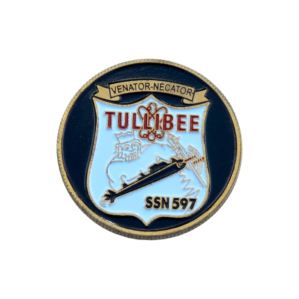 US Navy USS Tullibee (SSN-597) 2019 Reunion Challenge Coin