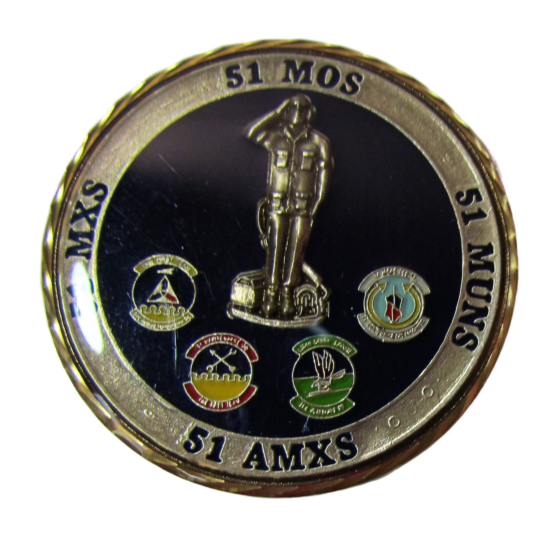 Maintenance ROks Mustang Country Challenge Coin