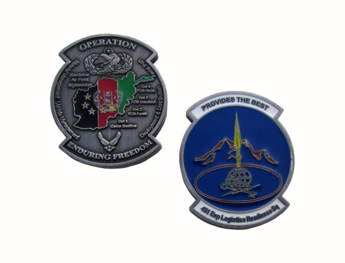 451 Exp Logistics Readiness Squadron Challenge Coin