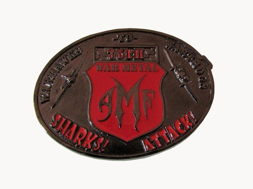 US 75th War Metal AMF Challenge Coins