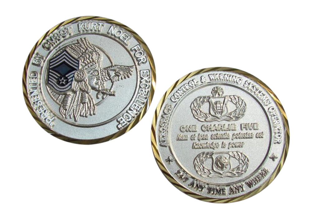 US Air Force Chief Master SGT CMSGT Kurt Noel Challenge Coin