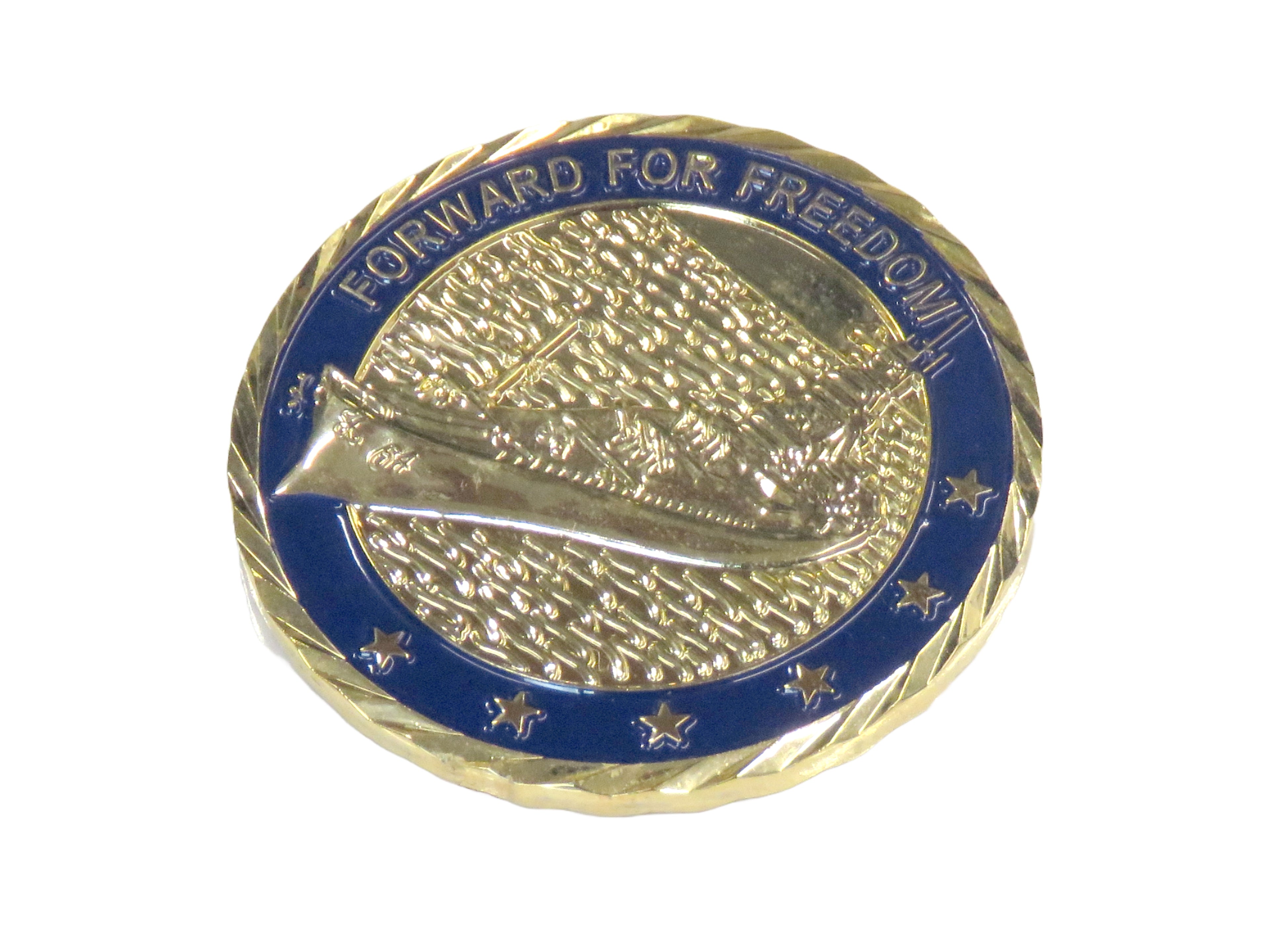 USS Wisconsin BB-64  Forward for Freedom Challenge Coin