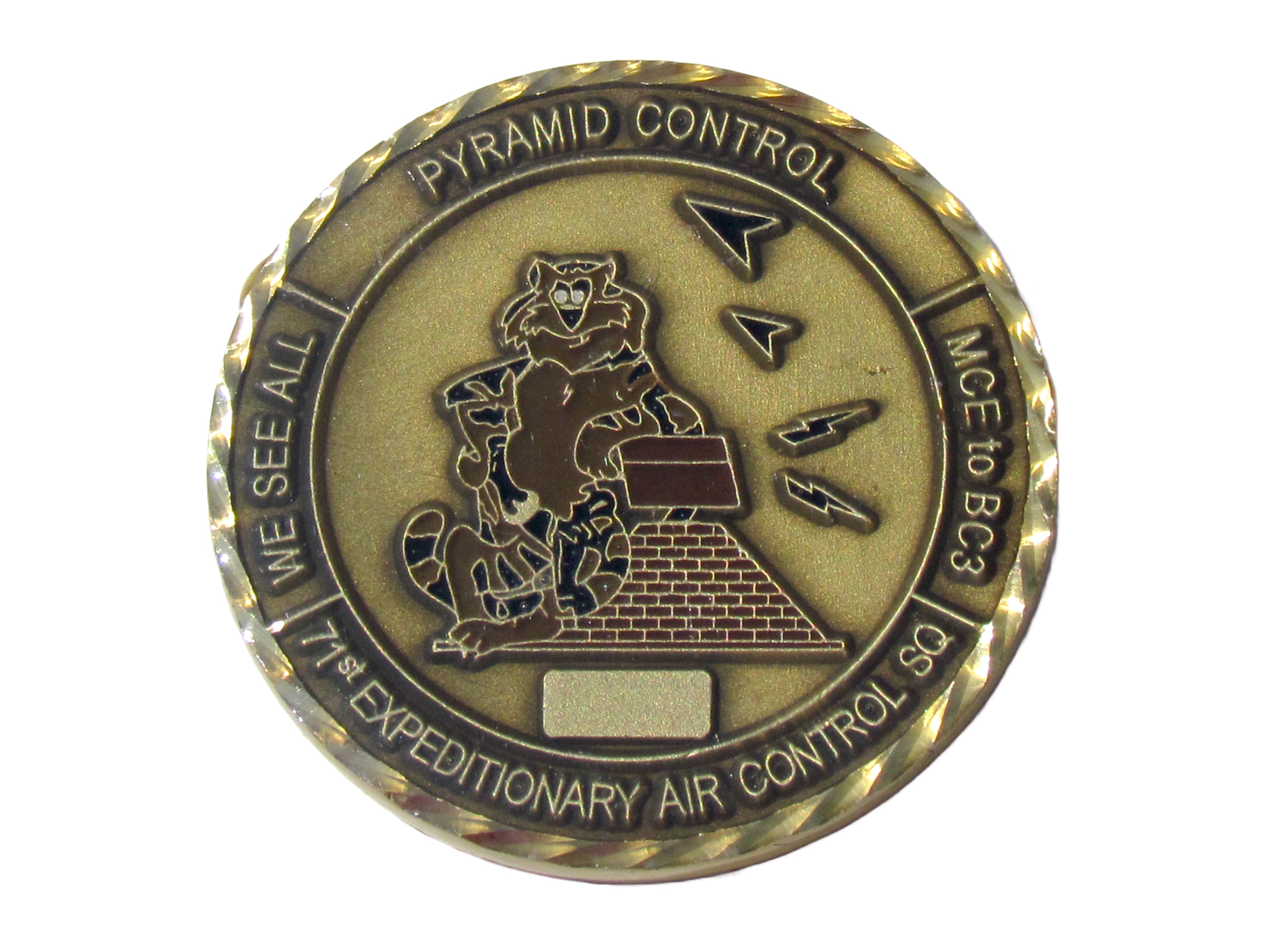 US Army AEF 7 5 Jan-May 09 AI Udeid AB Qatar Challenge Coin
