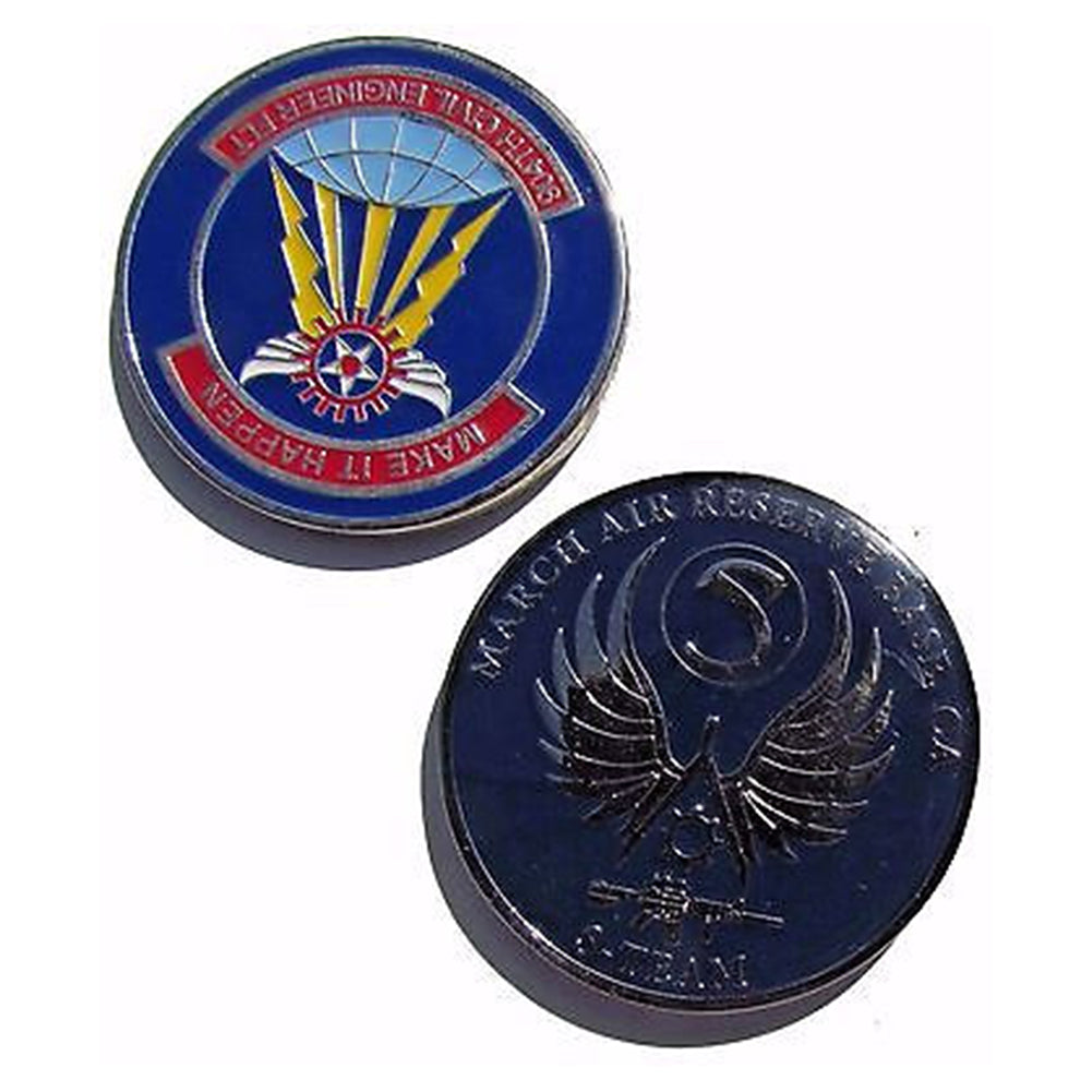 US Air Force 904th Civil Engineer Flight Challenge Coin