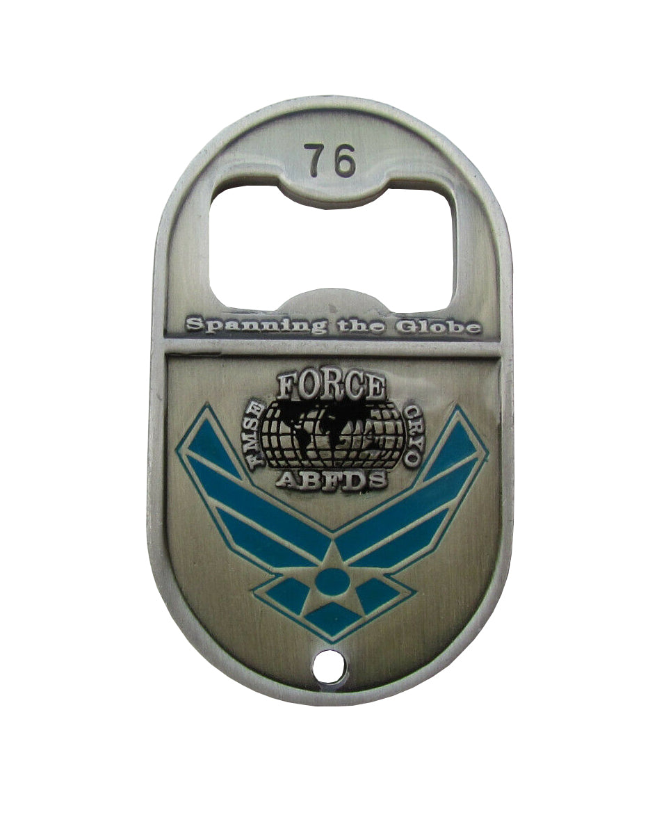 US Air Force Fuels Mobility Support  Bottle Opener Challenge Coin