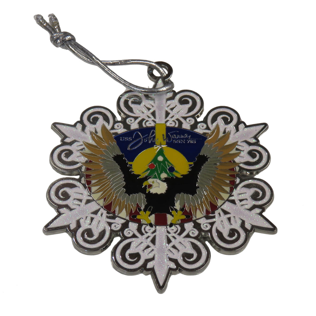 USS John Warner  SSN-785 Holiday Party 2019 Ornament Challenge Coin