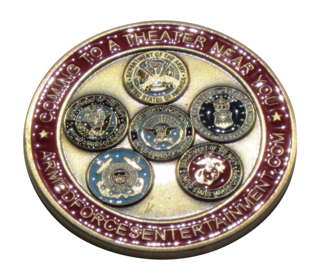 Armed Forces Entertainment Challenge Coin