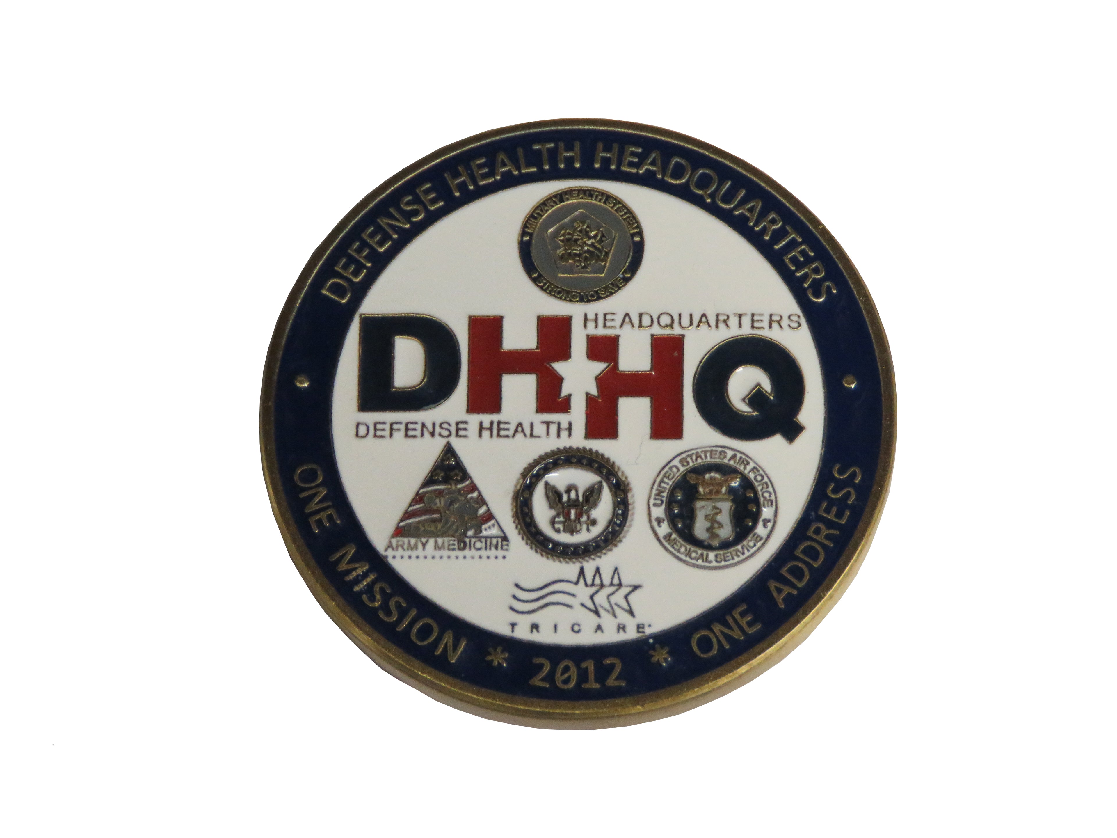 US Defense Health Headquarters Challenge Coin