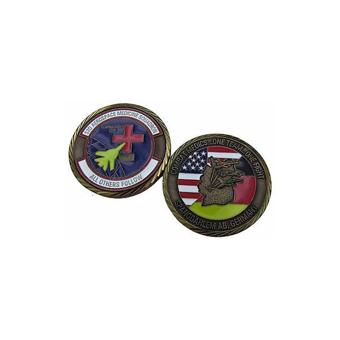 US Air Force 52d Aerospace Medicine Squadron Challenge Coin