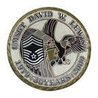 US Air Force CMSGT David W. Lewis Challenge Coin