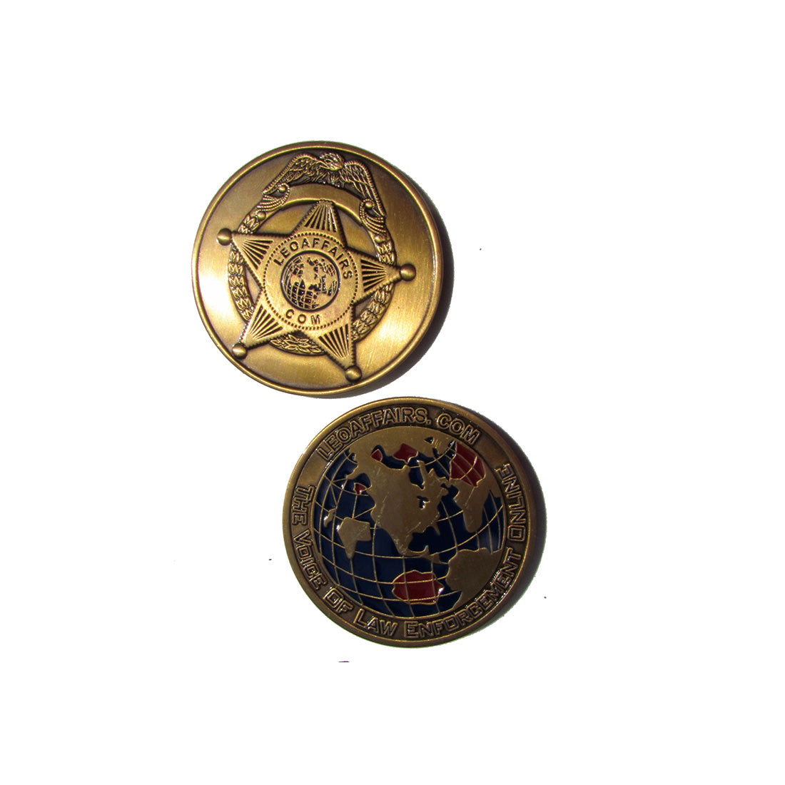 The Voice Of The Law Inforcement Online Challenge Coin